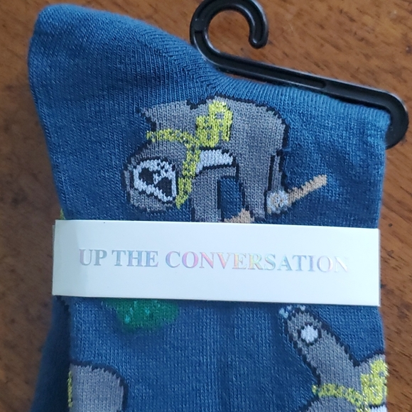 Beverly Hills Polo Club Sloth Print Socks - Picture 6 of 10